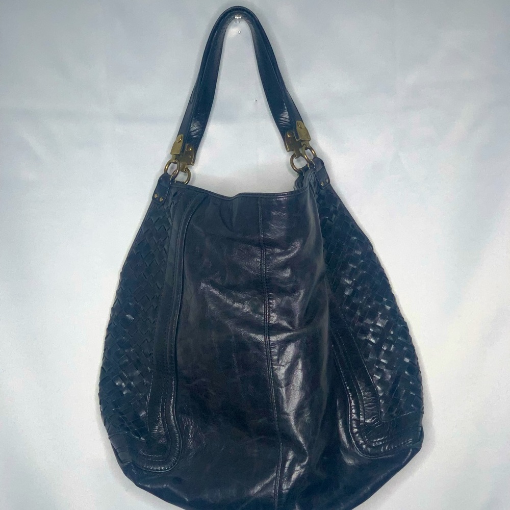 Elliot Lucca Large Patent Hobo